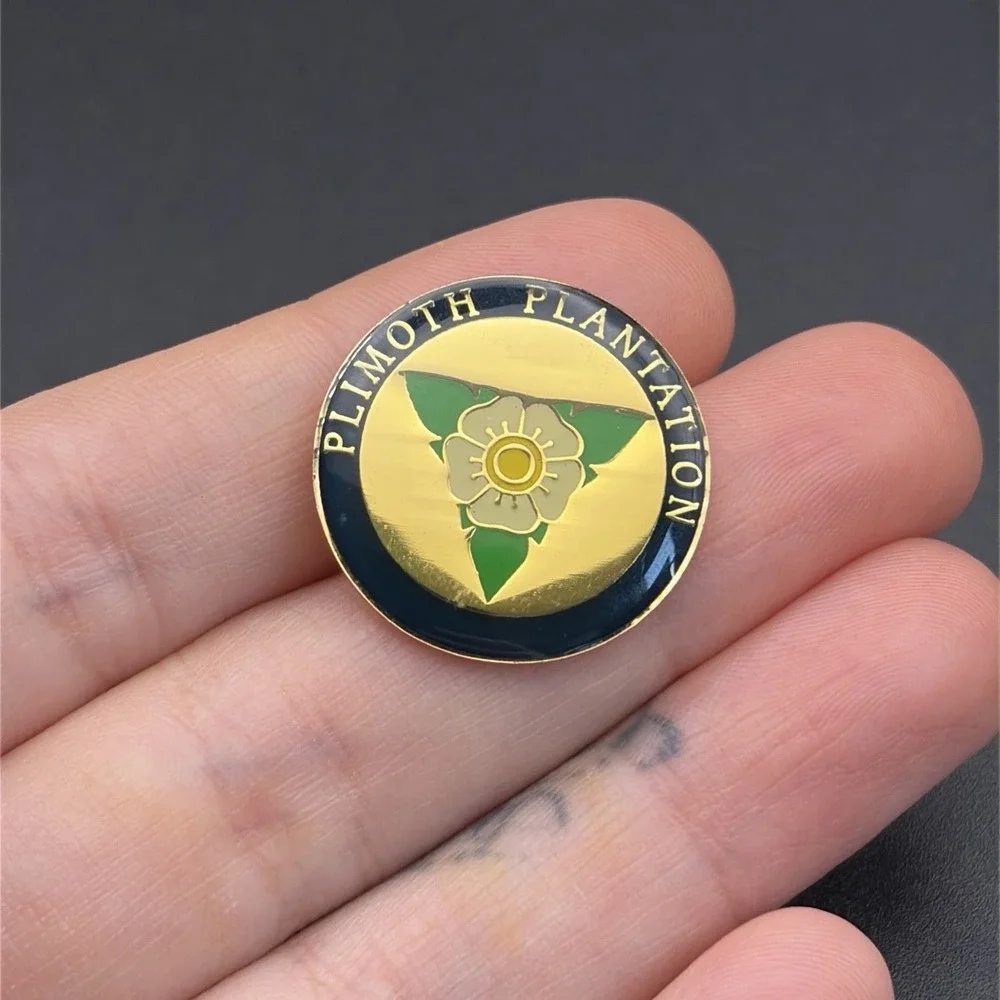 Plimouth Plantation Massachusetts Plymouth‎ Lapel Hat Pin